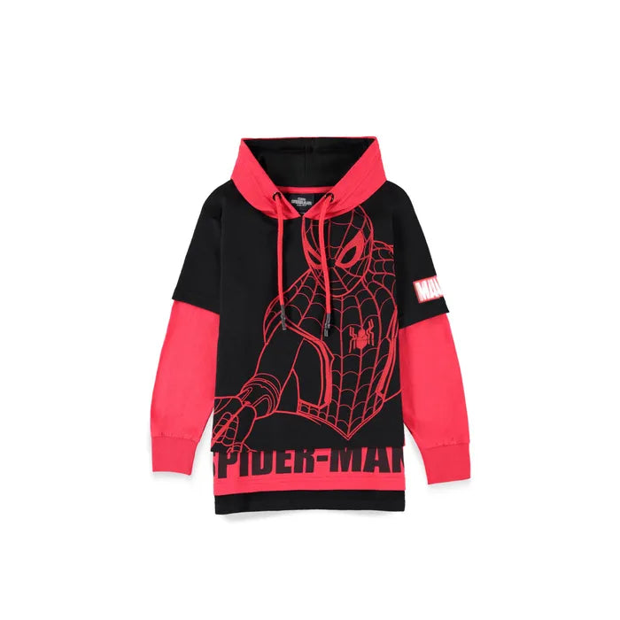 Marvel - Spider-Man Double Sleeved Kids Hoodie