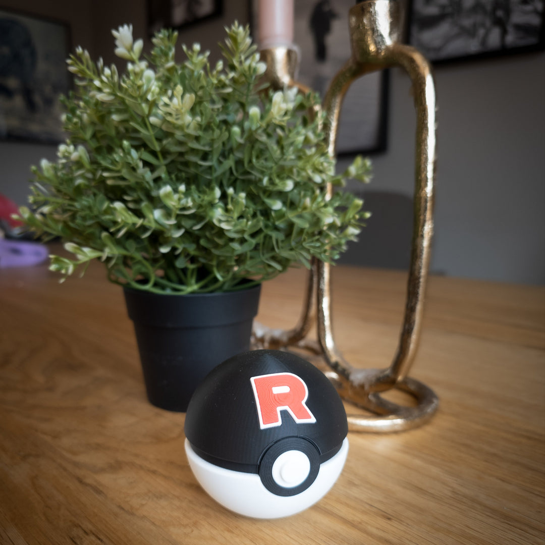 Pokéball – Team Rocket Wit/Rood