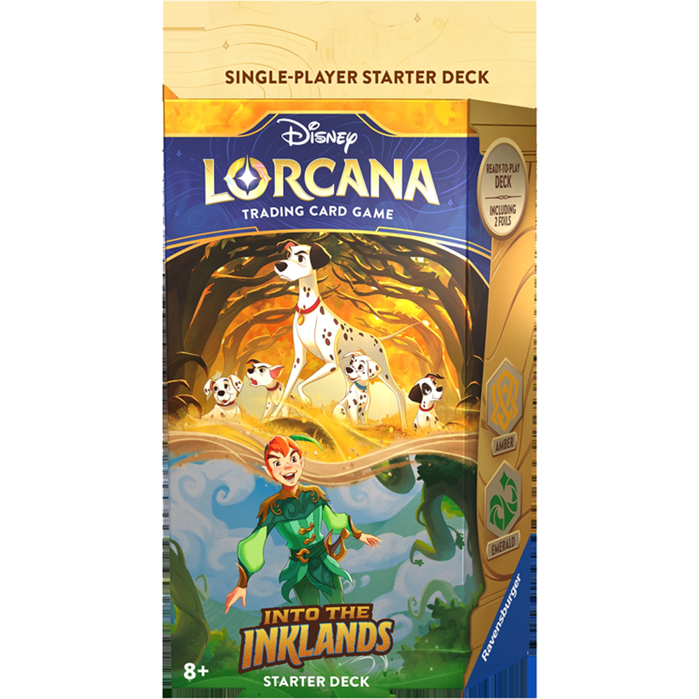Disney Lorcana TCG – Into the Inklands – Pongo & Peter Pan Starterdeck