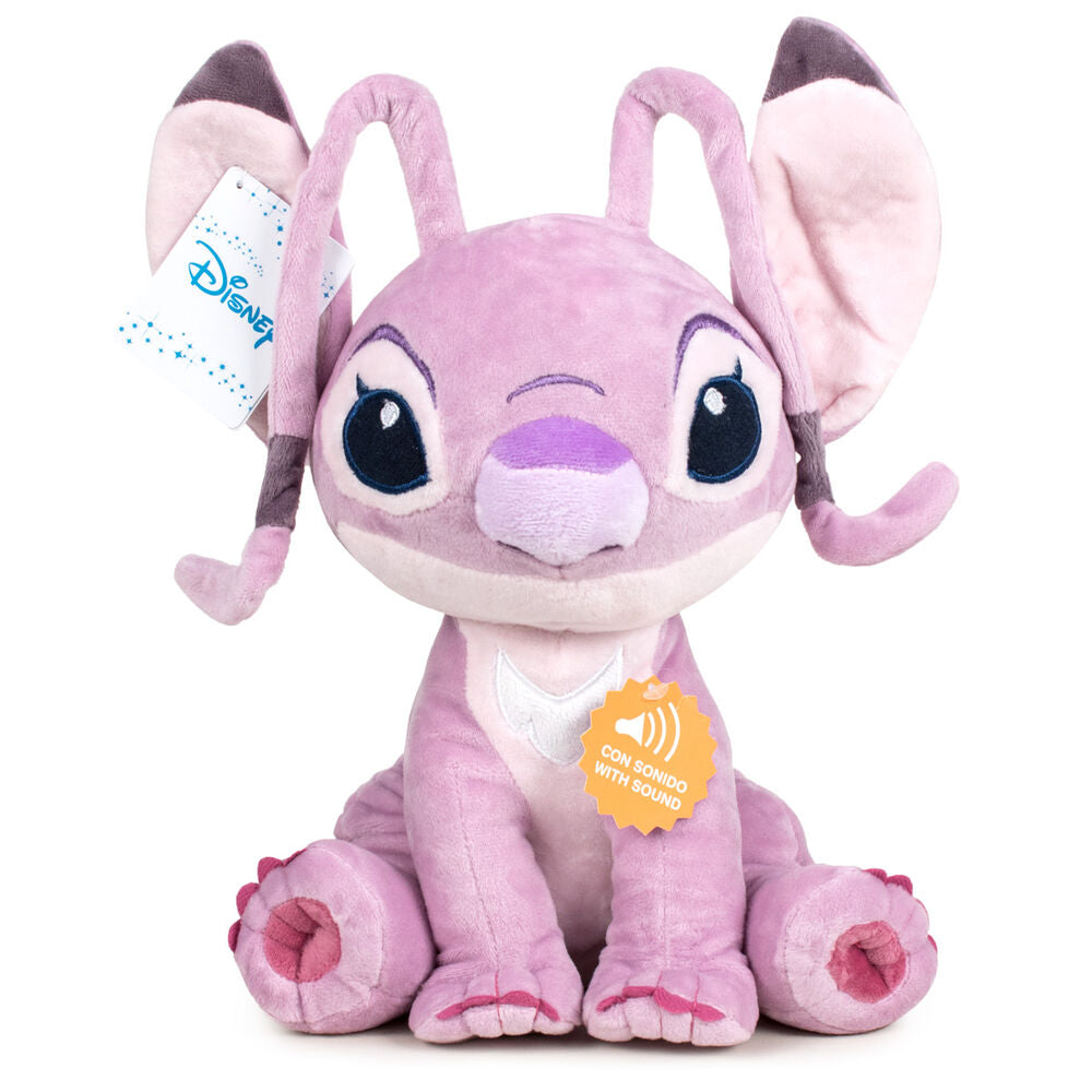 Disney Angel Stitch plush met geluid 30cm