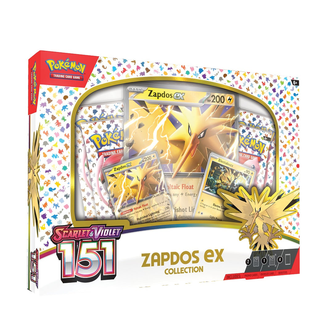 Pokémon Scarlet & Violet 151 Zapdos EX Box