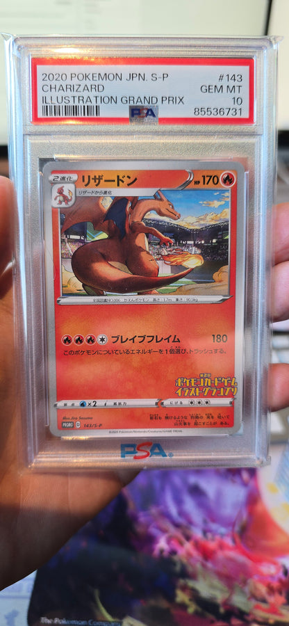 Charizard [Illustration Grand Prix] #143/S-P    PSA 10