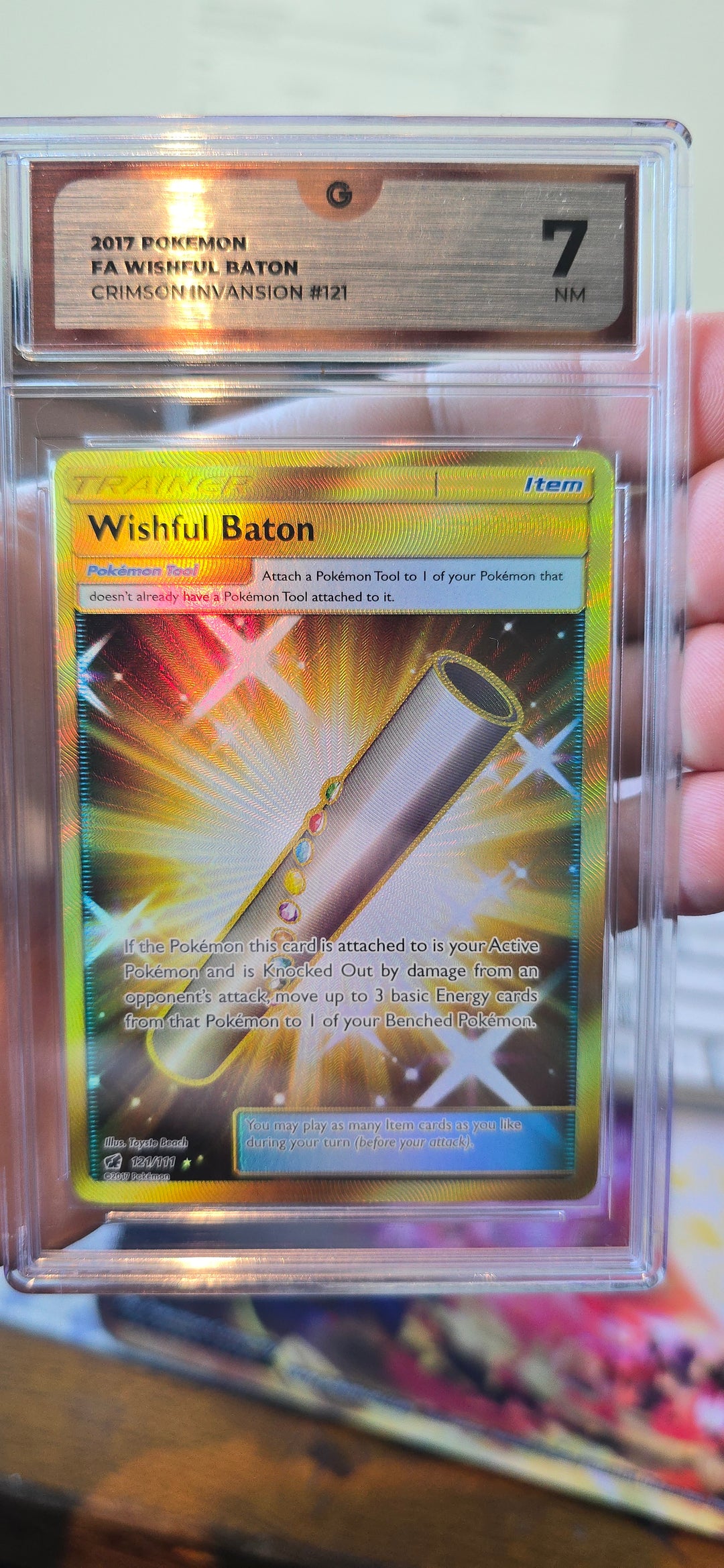 wishful baton pokemon card price Wishful Baton #121 Pokemon Crimson Invasion GG 7 – iamfan.store