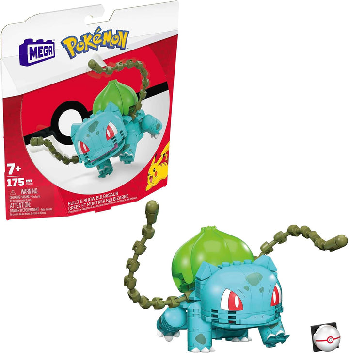 Pokémon Mega Construx Wonder Builders Construction Set - Bulbasaur 10 cm