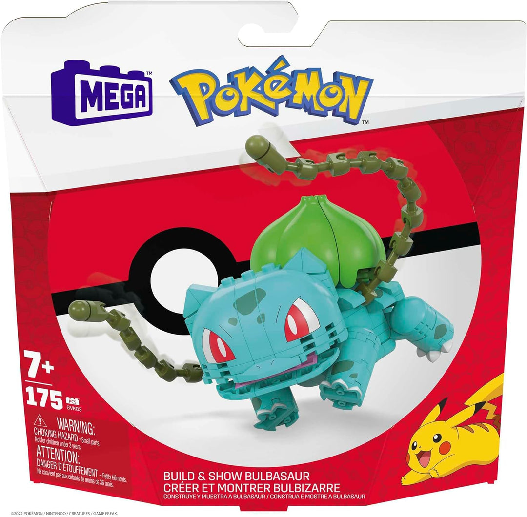Pokémon Mega Construx Wonder Builders Construction Set - Bulbasaur 10 cm