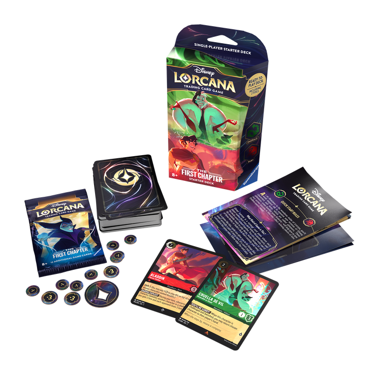 Disney Lorcana TCG – The First Chapter – Cruella & Alladin Starter Deck