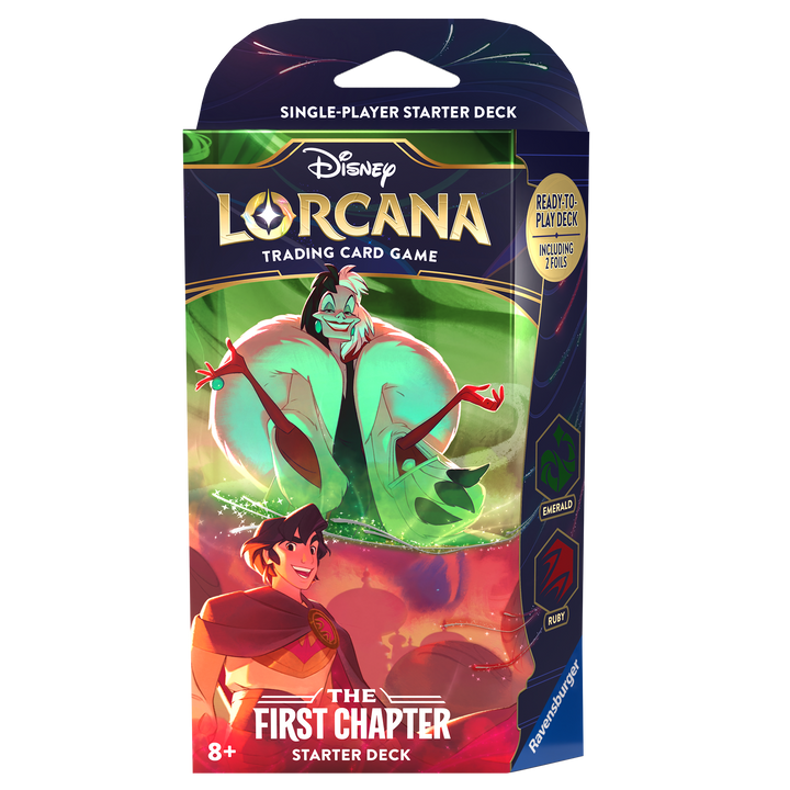 Disney Lorcana TCG – The First Chapter – Cruella & Alladin Starter Deck