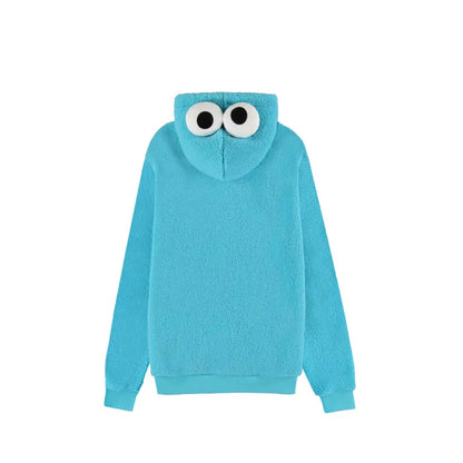 Sesam Straat - Cookie Monster Teddy Novelty Hoodie