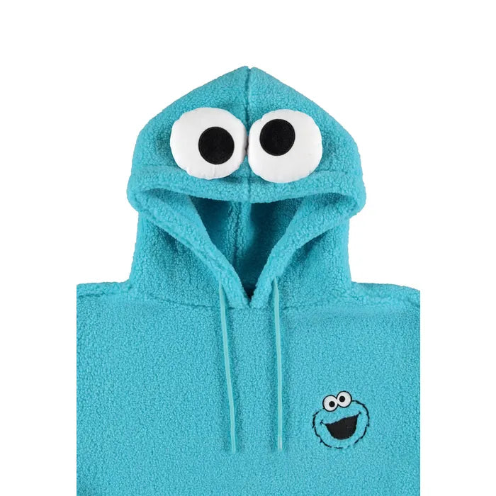 Sesam Straat - Cookie Monster Teddy Novelty Hoodie