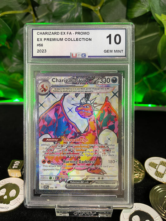 Charizard EX FULL ART PROMO #56 - 2023 - UCG 10