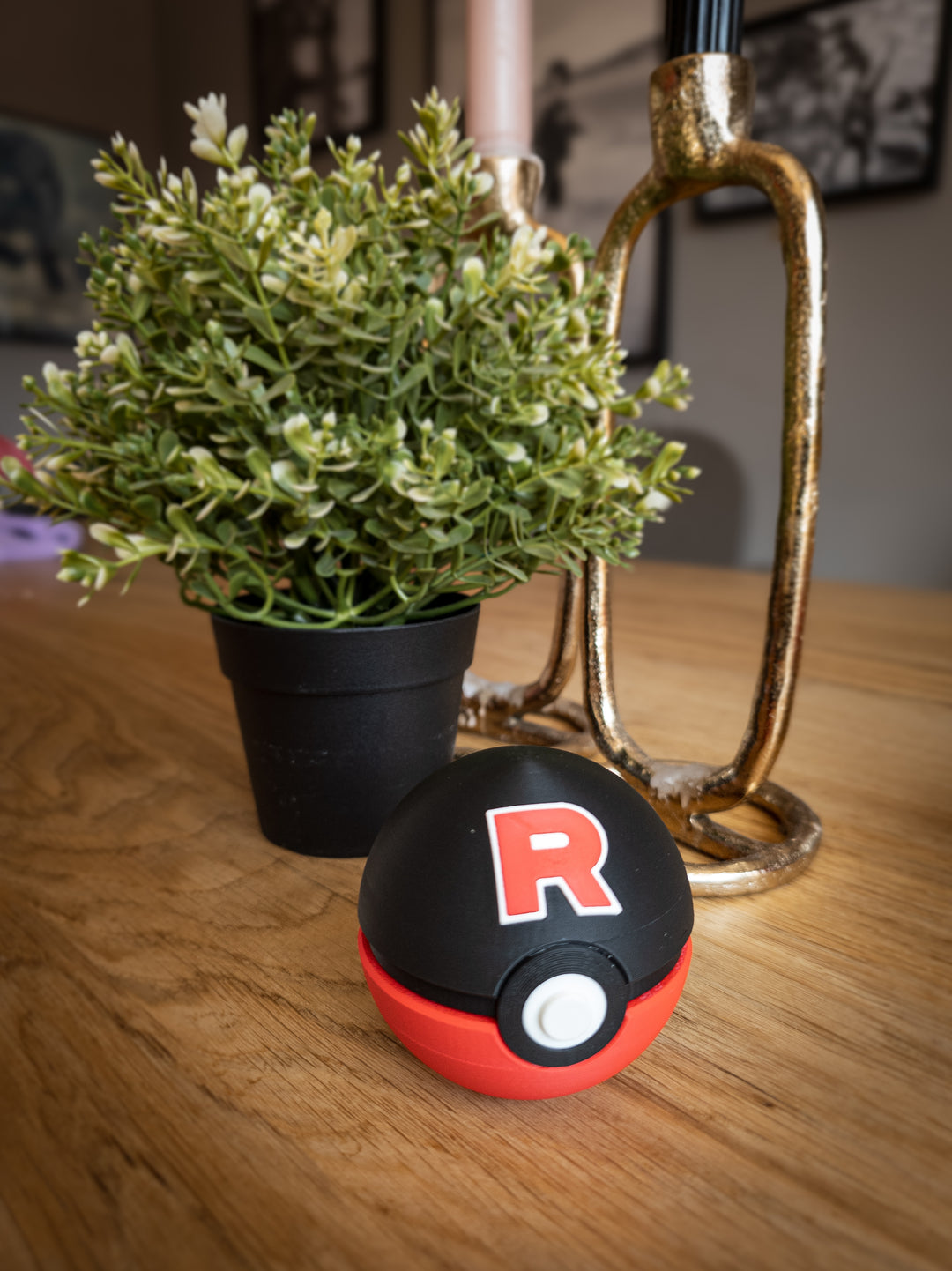 Pokéball – Team Rocket Zwart/Rood