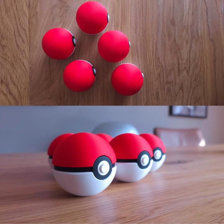 Pokéball – Klassiek Rood/Wit Design