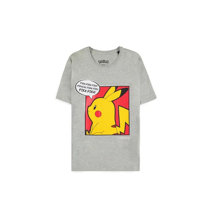 Pokémon - Pikachu T-shirt Grijs