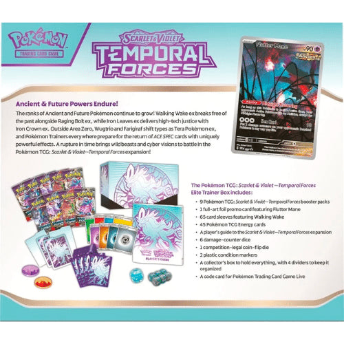 Pokémon Scarlet & Violet - Temporal Forces Elite Trainerbox Walking Wake