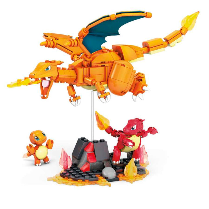 Pokémon Mega Construx Wonder Builders Construction Set - Charmander Evolution