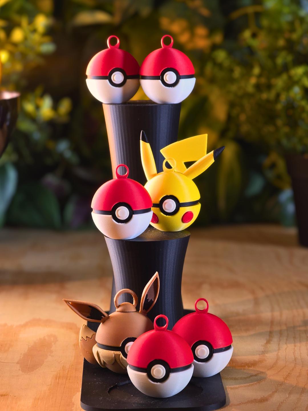 Mini Pokémon Kerst balletjes! | Eevee, Pikachu & Poké Ball