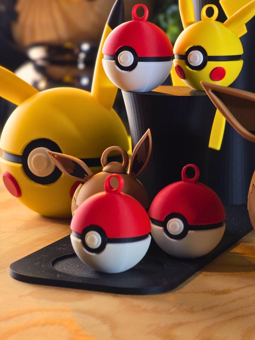 Mini Pokémon Kerst balletjes! | Eevee, Pikachu & Poké Ball