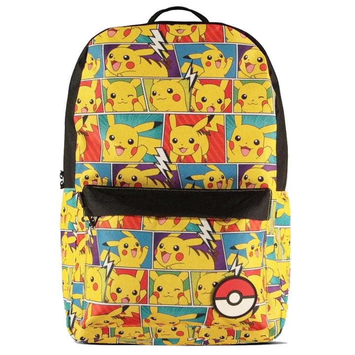 Pokémon - Pikachu faces laptop Rugzak