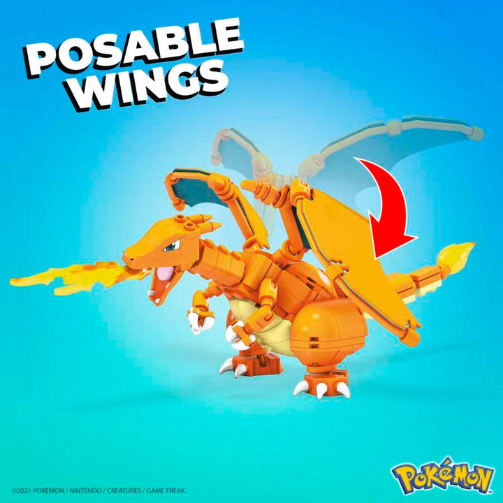 Pokémon Mega Construx Wonder Builders Construction Set - Charmander Evolution