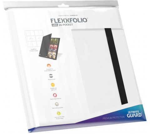 Ultimate Guard Flexxfolio 480 - 24-Pocket  Quadrow - Wit