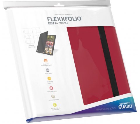 Ultimate Guard Flexxfolio 480 - 24-Pocket  Quadrow - rood